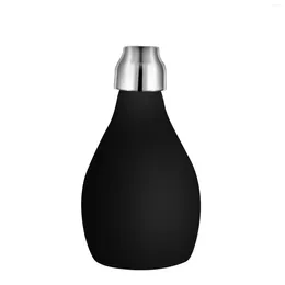 Storage Bottles Powder Spray Bottle Refillable Silicone Dispenser Empty Container For Barber Durable Black Sprayer