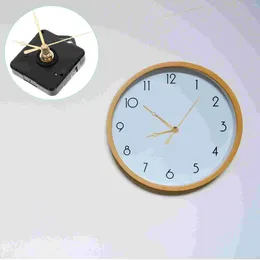 Clocks Accessories Silent Table Clock Movement 12-15cm Small DIY Craft Hanging Watch (8-024 Gold Seconds) Work Plastic Kit