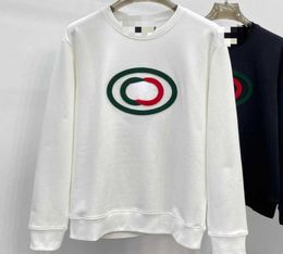 Luxury designer sweater mens hoodie Cotton sweatshirt Two Color Print Long Sleeve tshirt men women pullover Oversize Crew Neck swe9587491
