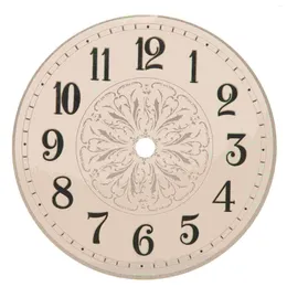 Wall Clocks European Clock Dial Replacement DIY Iron Plate Movement Parts Accessories Time