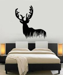 Wall Stickers Deer Wild Animal Home Decor Living Room Forest Hunting Hobby Sticker Mural Decals Garage Wallpaper P5775876173