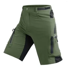 Men's Shorts Pants Male Clothes Spring And Summer Sports Quick Drying Mountaineering Solid Colour Pocket Ropa Hombre