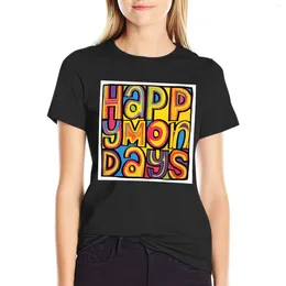 Women's Polos Happy Mondays T-Shirt Cute Clothes Tops Workout Shirts For Women