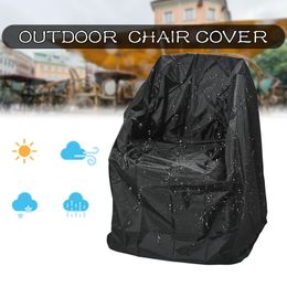 Stacked Chair Dust Cover Storage Bag Rain Dustproof Waterproof Cover Outdoor Garden Furniture Cover Chair Sofa Protector Cover 240521