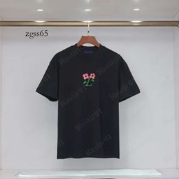 Designer Louiseviution Men Shirt Womens Tshirts With Star Letters Luxury Tees Print Shorts Sleeve Clothes Graphic Tee Shirt 497