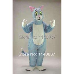 Blue Cat mascot custom theme kits Cartoon Character anime carnival costume fancy dress Mascot Costumes