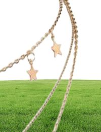 Necklaces Pendants Jewellery Drop Delivery 2021 Hebedeer Fashion Multilayer Moon Star Pendant Golden Women Necklace Chocker Jewler927947329
