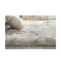 Super Trevligt nordiskt långt hår sovrum matta för hem sovrum vardagsrum kan aspalteras modern enkel inomhusmatta plysch filt