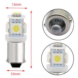 2X Car Led Door Dome Led Ba9s 5Smd 5050 T4W White Red Green Blue 182 145 Marker Lamp Auto Tower Bulb Tail Wedge Parking Light