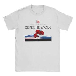 Men's T-Shirts Depeche Cool Model Mens T-shirt 2024 World Tour Novel T-shirt Short sleeved Round Neck T-shirt 100% Cotton Gift Creative Clothing S52133