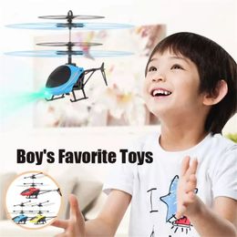 Induction Hovering Safe Fallresistant Mini Helicopters Toys Rechargeable RC Drone Childrens Gifts 240509