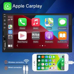 Car dvd Radios Bluetooth Autoradio HD Touch Screen Within Carplay FM Audio 2 Din for Toyota KIA Ford Multimedia Video Player