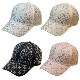 Ball Caps Fashion Letter Baseball Hat For Women Long Brims Soft Sunproof Peaked Adjust