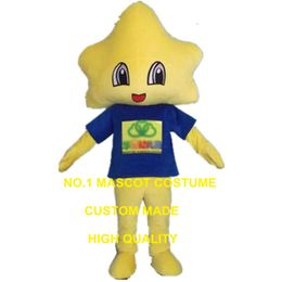 yellow mascot five star custom adult size cartoon character carnival costume 3181 Mascot Costumes