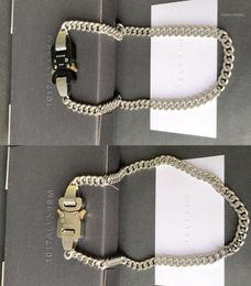 2020ss ALYX NECKLACES Men Women Quality 1017 ALYX 9SM NECKLACE Chain Link Metal Buckle13230486