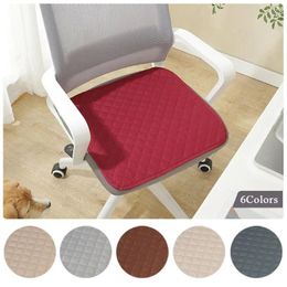 Chair Covers Waterproof Pad Soft Non-slip Resistant To Dirt Cushion Square Polyester Seat