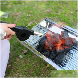 Bbq Tools Accessories Hand Blower Household Portable Barbecue Small Hair Dryer Outdoor Drop Delivery Home Garden Patio Lawn Cooking Dhhvz