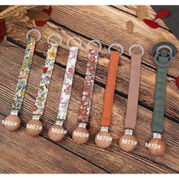 Pacifier Holders Clips# Pure cotton linen baby pacifier chain clip soft cushion bracket buckle virtual accessory feeder direct delivery d240521