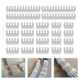 24pcs Cable Comb Organizer Acrylic for 3.0-3.6mm PC Power Cables Wiring 6/8/24 Pin Computer Cable Manager Clamp Clips