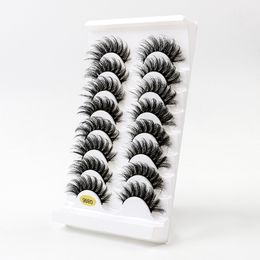 Free DHL Russia False Eyelashes DD Curl Russian Volumes 3D Fluffy Mink Lashes Reusable Fake Russia Extensions Faux Cils