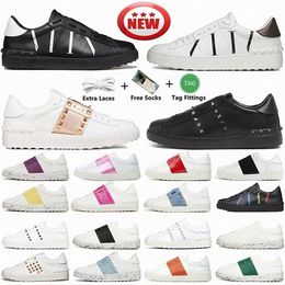 Open men designer shoes sneakers womens trainers White Black Band For Change Green Yellow Logo Famous Paris Leather flat Casual Shoe