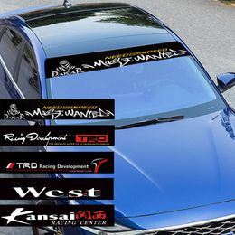 Personalised Car Stickers Auto Front Windshield Stickers Reflective Car Tuning Vinyl Decal Automobile Decoration Stickers 240520