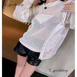 Loose Women Knits Blouses Autumn Hollow Out Triangle Female Sweaters Shirt Tops Fashion Casual Round Neck Long Sleeve 6E1