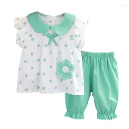 Clothing Sets Summer Fashion Baby Girl Clothes Suit Children T-Shirt Shorts 2Pcs/Set Toddler Outfits Infant Casual Costume Kids Tracksuits