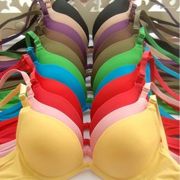 Bras Deep U Sexy Lingerie Ultra Low Cut Underwear Push Up Bra For Women PushUp Gather Breast Small Chest Student Girl