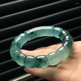 Bangle Certified Natural A High Green Burmese Jade Jadeite Bracelet 59mm