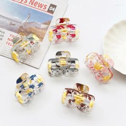 Hair Clips Women Vintage Claw Clip Girls Geometric Acetate Headband Crab Hairpin Fashion Accessories