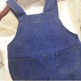 Kids Baby Boys Girls Denim Jumpers Jeans Children Wear Overalls Toddler Infant Playsuit Dungarees Trousers 1-4 Years
