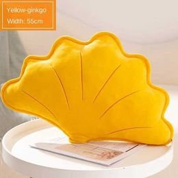 Plush Cushions Butterfly Plush Pillow Cosy Soft Maple Leaf Cushion yellow Ginkgo Plush Pillow Lovely Cloud Seat Cushion Sofa Home Decor