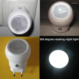 Night Lights Feeding Lamp Led Light-controlled Soft Light 360-degree Energy-saving Indoor Lighting Flame-retardant Abs Household