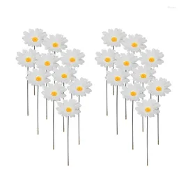Garden Decorations 20pcs Flower Stakes 12 Inch Outdoor Yard Art Stake Pot