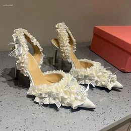 2024 Sandals Rhinestone Sandalias Women Summer Decor Design Shoes Mature Elegant Temperamen d3f
