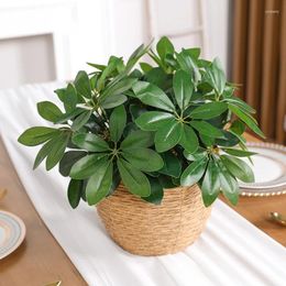 Decorative Flowers 1PC Artificial Plant Banyan Tree Branches DIY Handmade Flower Arrangement Decoration For Home Restaurant And Office