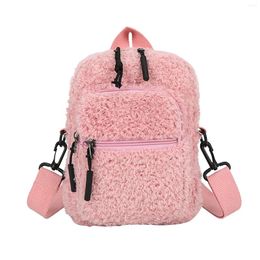 Bag Plush Fashion Shoulder Handbags Female Travel Small Furry Crossbody Bags For Women Phone Purses And Sac