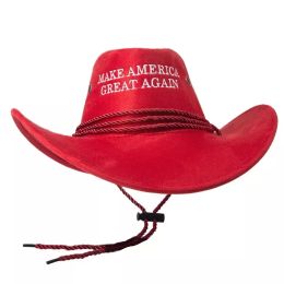 Trump Red Hat Amerikaner großartig machen wieder Stickereien und Frauen ethnischer Stil Retro Knights Hats 0521