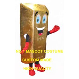 mascot wholesale hot sale cartoon advertising gold bar theme anime costumes carnival fancy dress kits 2817 Mascot Costumes