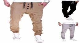 Mens Autumn Winter Joggers Fashion New Mens Trousers Sweatpants Harem Pants Slacks Casual Jogger Dance Sportwear Baggy Z03125433752