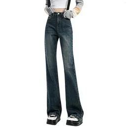 Women's Jeans Wide Leg Loose Slim Women's Simple Yet Sophisticated Design Womens Jean Sweat Pants 18 Bell Bottoms For Women