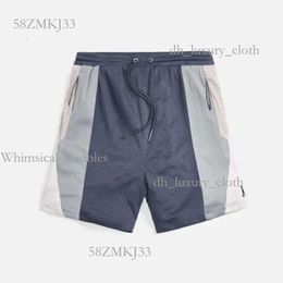 Kith Short Retro Fashion Luxury Designer Shorts Men Shorts Summer Style Breathable Patchwork Colour Kith Beach Pants Women KITH Shorts Fashion Luxury Kith Short 544