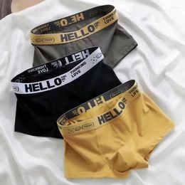 Underpants Mens Underwear Male Boxers Sexy Comfortable Breathable Cotton High Stretch Boxer Shorts Soft Boys Panties