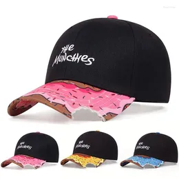 Ball Caps Unisex Letter Embroider Watermelon Printing Snapback Baseball Outdoor Adjustable Casual Hats Sunscreen Hat