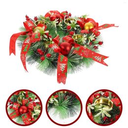 Decorative Flowers Xmas Rings Party Decor Christmas Decorations For Pillars Wreaths Candles Door Hanging