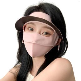 Wide Brim Hats Women Anti UV Face Cover Breathable Sunscreen Sports Covering For Men Outing Cycling SDI99