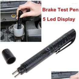 Diagnostic Tools Portable Brake Liquid Tester Pen Mini Fluid Test Led Display Testing Mositure Of Oil For Dot3 Dot 4 No Package Drop Dh3B9