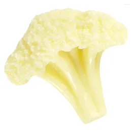 Decorative Flowers Cauliflower Model Kitchen Decoration Fake Vegetable Broccoli Artificial Slice Decorate Pvc