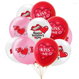 Party Decoration 10pcs Happy Wedding's Day Theme 12 Inch Latex Balloon Set Wedding Decor Suppies